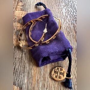 Tory Burch Gold Hoop Earrings